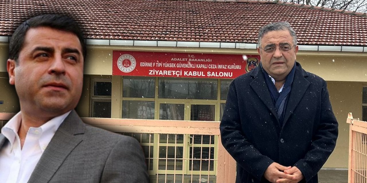 Sezgin Tanrıkulu Selahattin Demirtaş’ı ziyaret etti